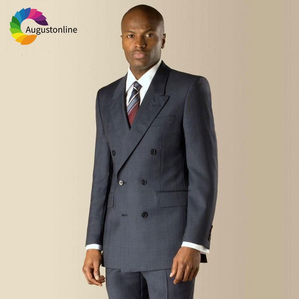 

men's suits & blazers grey mens wedding suit custom made man blazer masculino slim fit groom tuxedos 2pieces groomsmen jacket, White;black