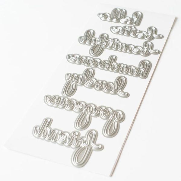 

painting supplies 2021 phrase metal cutting dies scrapbooking background craft card making embossing rectangular pattern