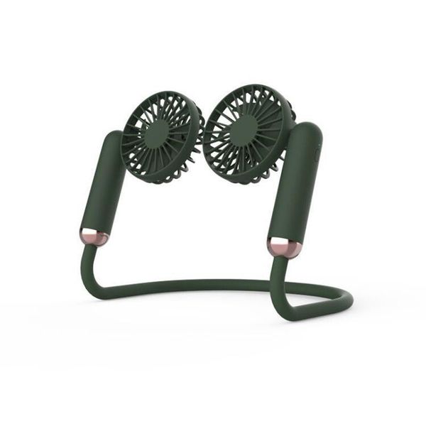 

electric fans hanging neck fan multifunction mini lazy upright handheld usb charging small