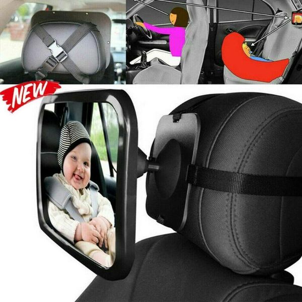 

other interior accessories 2021 baby car mirror adjustable back seat rear child mount headrest facing view monitor safety inf a7h4
