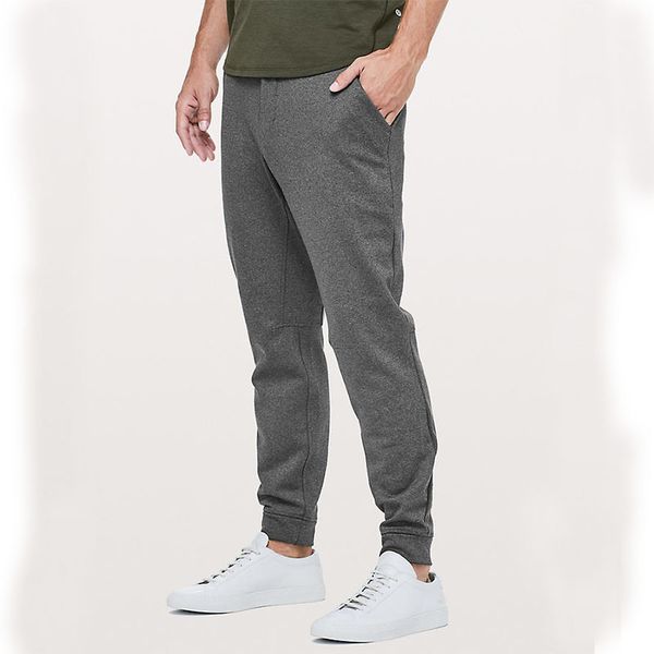 LU LU LEMONS Leggings attillati da uomo Compressione Corsa Sportiva da palestra maschile Pantaloni da jogging Fiess Pantaloni ad asciugatura rapida Allenamento Allenamento Pantaloni da yoga all'aperto Pantaloni