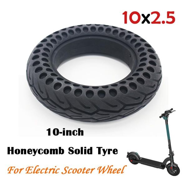

good quality 10 inch honeycomb solid tyres electric skateboard tire non-inflatable tyre 10x2.5 for scooter skate board motorcycle wheels & t