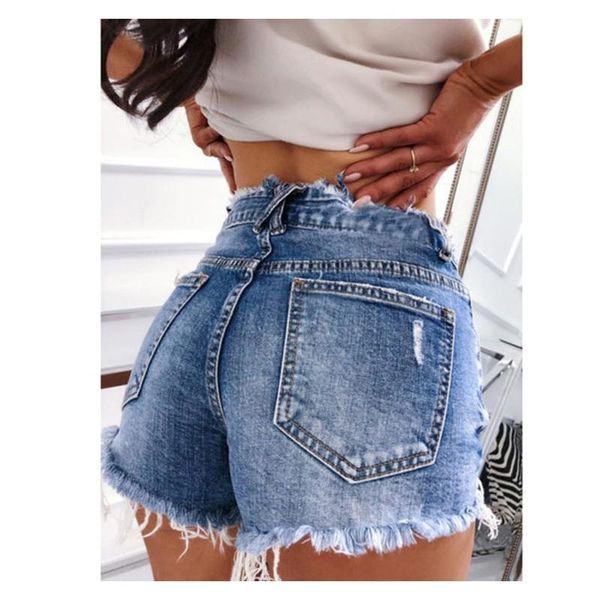 

women's shorts tight ripped denim women wide leg mid waist vintage high female summer casual, White;black