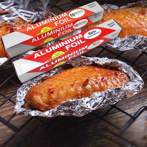 

tools & accessories food grade barbecue aluminium foil pan heat-resistant paper baking outdoor aluminum household oven