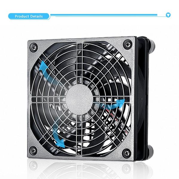 

fans & coolings 5v usb router cooling fan with power supply tv set-box radiator deskpc cooler air accessories