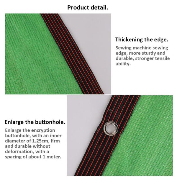 

shade outdoor encryption green balcony patio thicken shading net