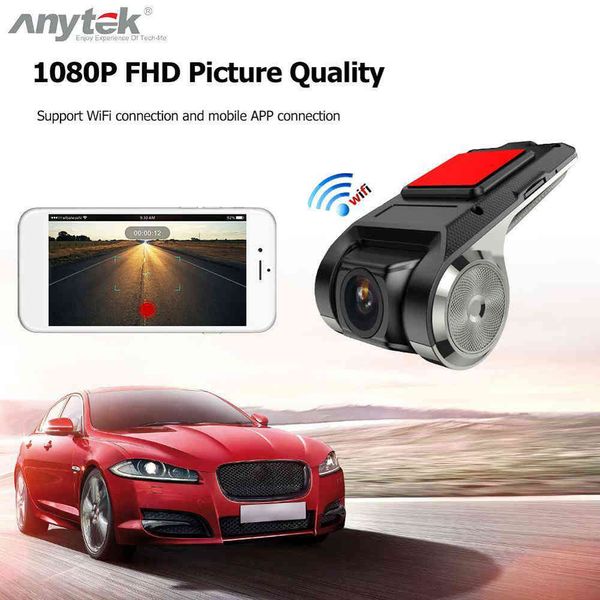 Full HD 1080P Dash Cam WiFi Auto DVR Kamera Video Recorder 150 Grad Auto DVRs Camcorder DashCam ADAS Integrierte G-sensor Dashboard