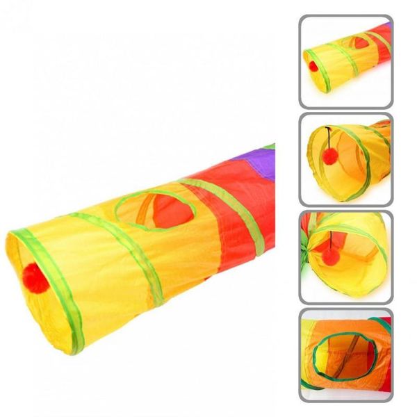 

cat beds & furniture delicate fashion multicolor puppy exercising hiding training tunnel oxford cloth pet litter folding durable for living