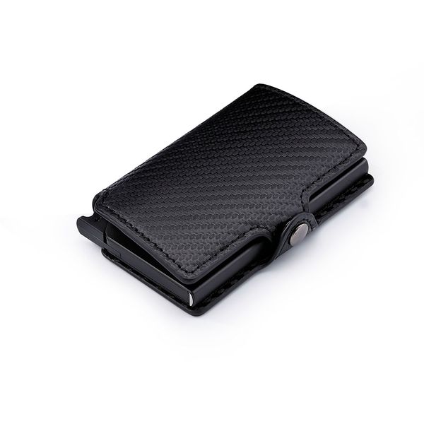 Brieftasche Mode Hight Qualität Rfid Blocking Carbon Fiber Slim für Mann Automatische Halter Pasjes Houder