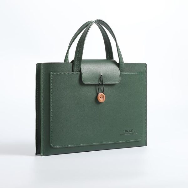 

briefcases 15.6 inch macbook lapbags for men luxury handbags women designer document bag brief case fashion pu leather