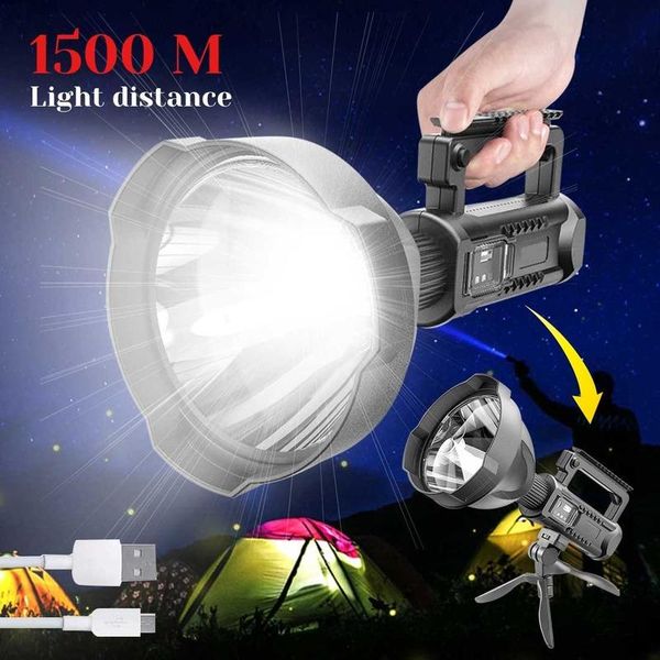 

portable lanterns high power led flashlights powerful 4 mode xhp90 xhp50 rechargeable spotlight spotlights searchlight lantern
