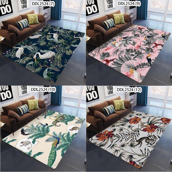 

carpets green plant animal living room decoration bedroom decor illusion rug for bed rugs anime floor mat home