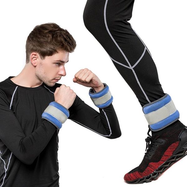 

pair adjustable leg ankle wrist sand bag weights training sandbag wraps strength fitness equipment 0.5kg-1.5kg