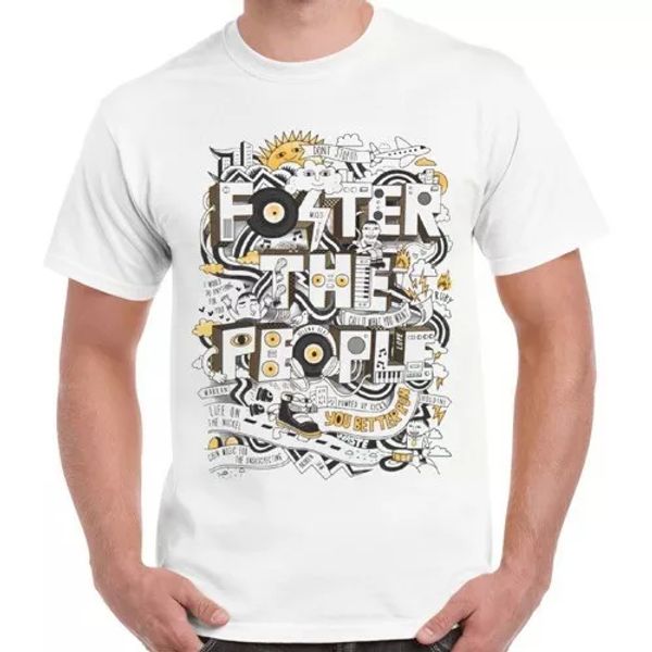 

foster the people you better run indie two doors cinema retro t shirt 40, White;black