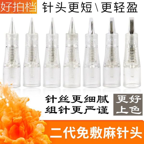

tattoo needles 20pcs 1p 3p 5p 5f pmu cartridge microblading semi-permanent makeup tattoos machine free