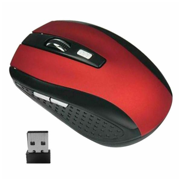 

mice 2.4ghz wireless 1200dpi optical mouse 6 keys usb receiver gaming ergonomic for pc lapdesktop