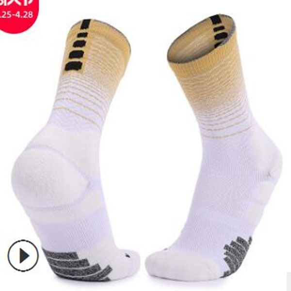 

383men's cotton socks medium stockings sports spring and summer thin air tight, Black