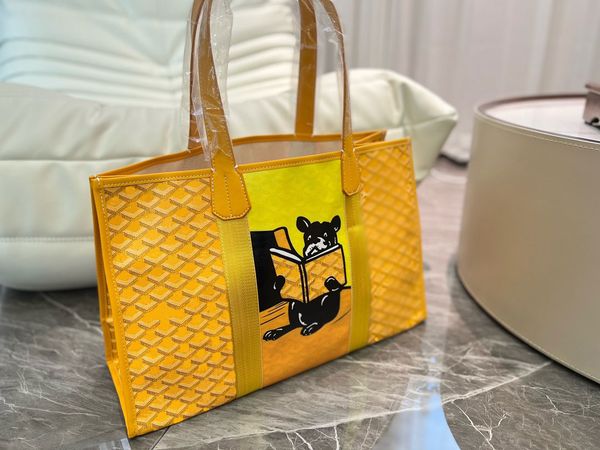 

women's shopping bags bulldog totes goya shoulder bag tote single-sided villette beach handbag large high capacity