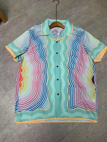 

men's casual shirts w2055 fashion 2021 runway luxury european design party style clothing, White;black