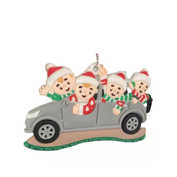 

tuoyuan cross-border diy christmas pendant accessories cute snowman pvc car decoration wholesale, Silver
