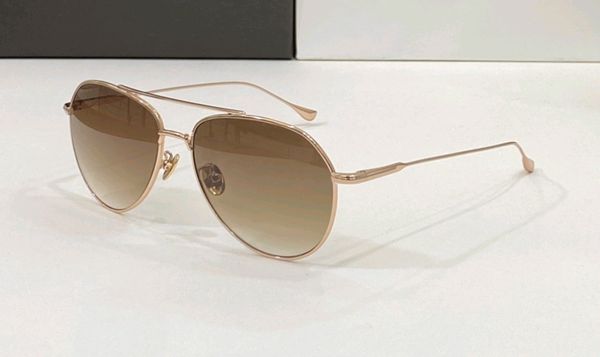 

men pilot sunglasses gold metal brown gradient 0747 vintage glasses women sun shades uv glasses with box, White;black