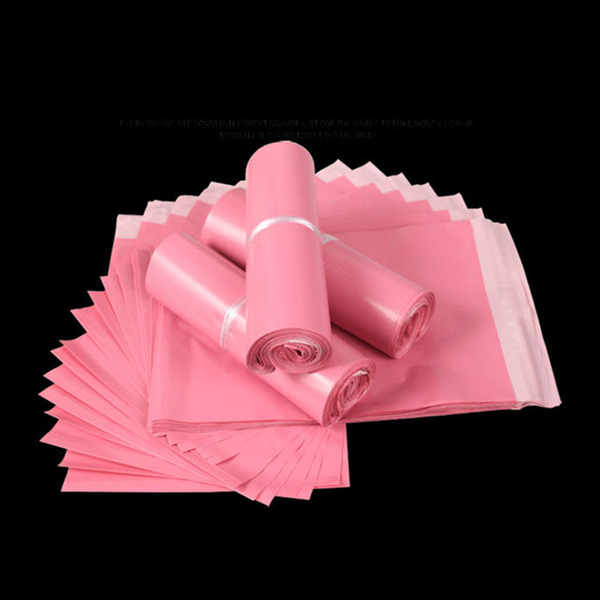 

gift wrap pink courier bags frosted self-seal adhesive storage bag matte material envelope mailer postal mailing