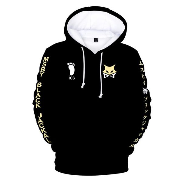 

women's hoodies & sweatshirts 2021 japan anime haikyuu cosplay hoodie women men harajuku sweatshirt karasuno high school pullover jack, Black