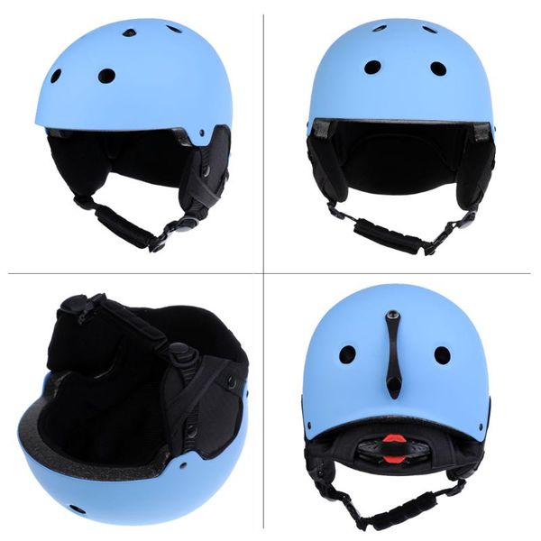 

elbow & knee pads ski helmet skateboard snowboard winter sports protective cap, Black;gray