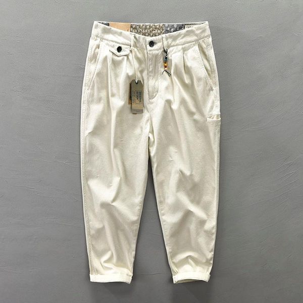 

men's pants 2021 spring autumn pocket high waist cargo men streetwear punk casual trousers joggers male loose fashion mens f156, Black