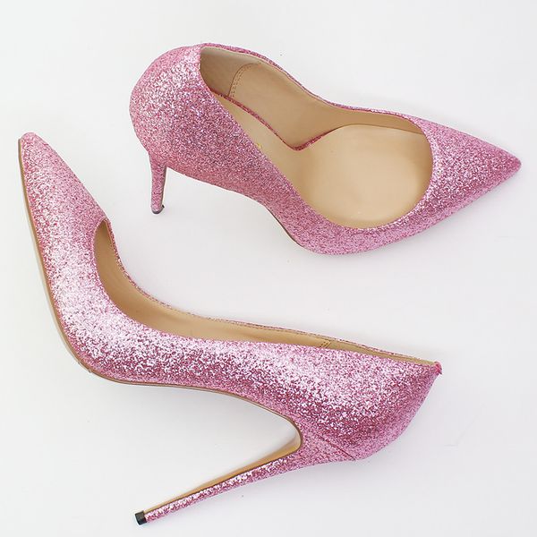 

sandals europe women shoes pink gold sliver high heels pumps spring/autumn pointed thin woman party d009b fmph, Black