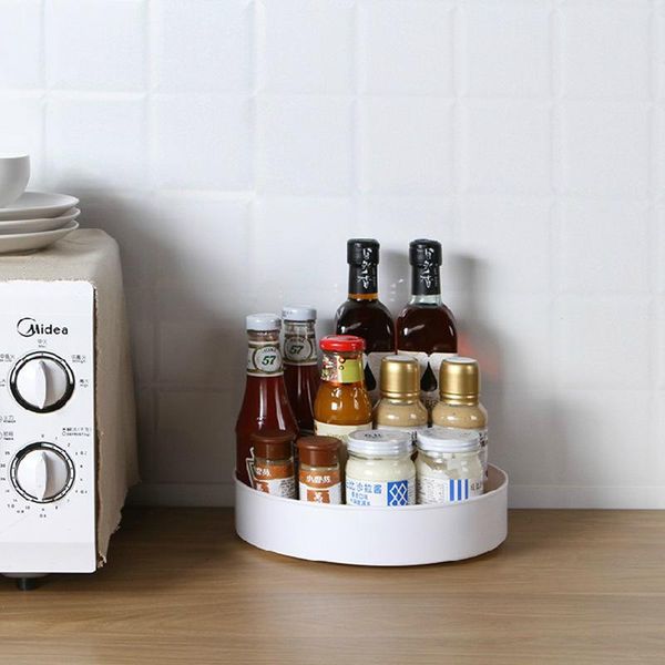 

kitchen storage & organization 360 rotating tray containers for spice jar snack bathroom box non slip cosmetics organizer