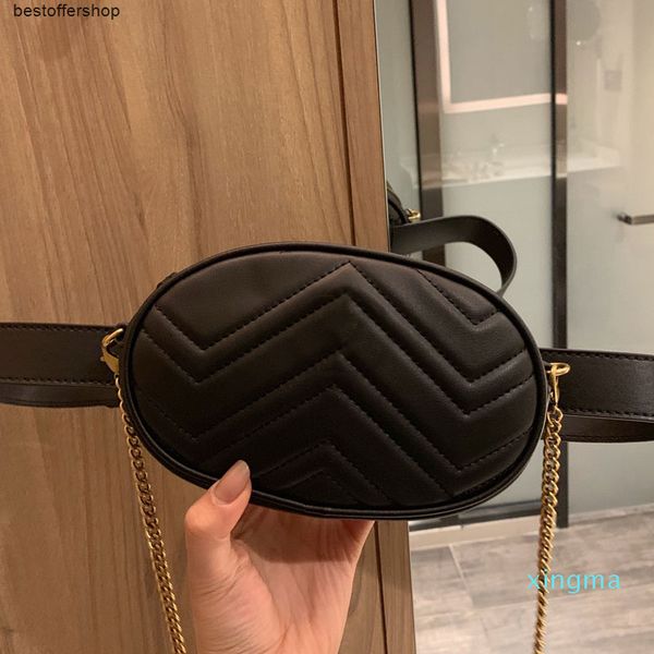 

new genuine real leather handbags women fanny packs waist bags handbag lady's belt chest bag wallet purses