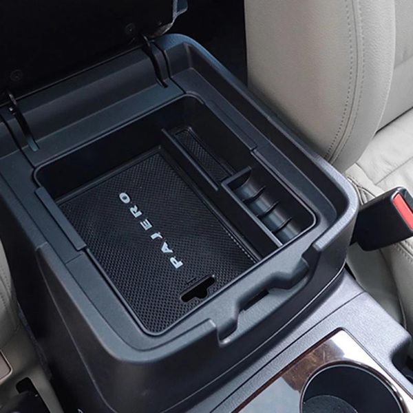 

car organizer 1pc storage boxes armrest box for mitsubishi pajero v93 v97 v98 moulding panel filler particle cotton