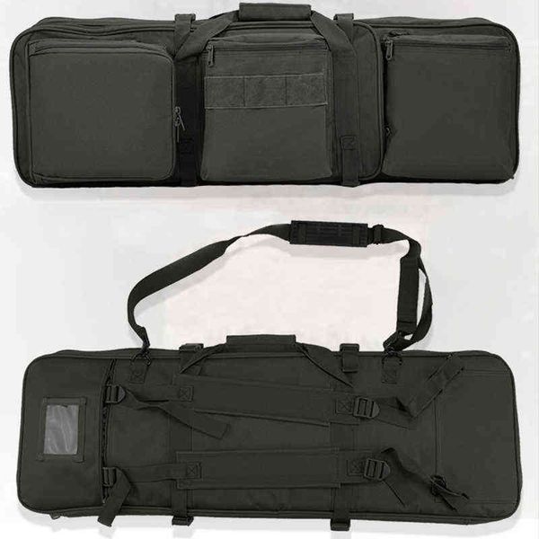 Zaino tattico 85 cm Molle Pouch Pistola da caccia Borsa da trasporto Militare Tiro Airsoft Fondina per pistola Custodia per fucile di precisione Borsa protettiva W220225