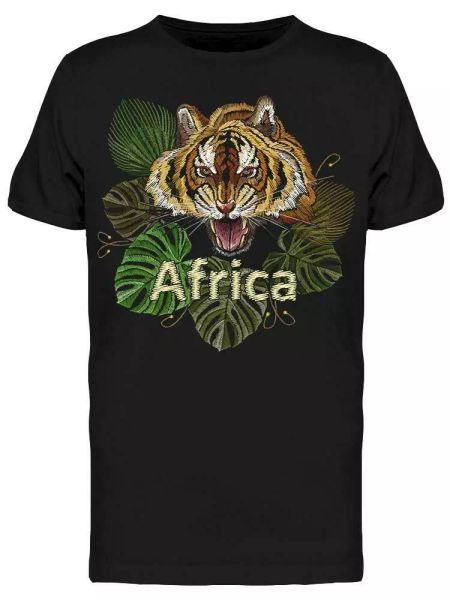

tiger africa tee men's -image by shutterstock, White;black
