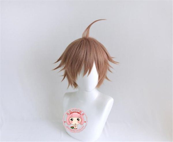 

party masks super dangan ronpa 2 danganronpa hajime hinata wig heat resistant synthetic hair cosplay c178