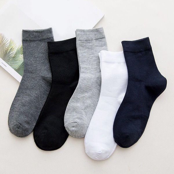

sports socks 10 pairs women men thicken cylinder breathable cotton for running c55k sale, Black