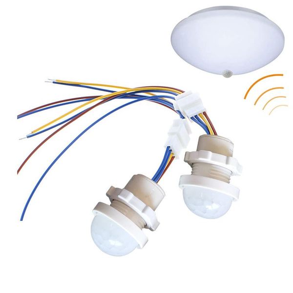 

smart home control 110v 220v infrared light motion sensor switch corridor stairs lighting pir led automatic sensitive night lamp