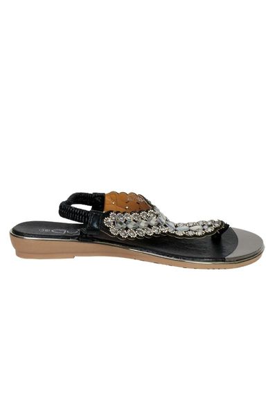 

neyma ochre linen wedges sandals, Black
