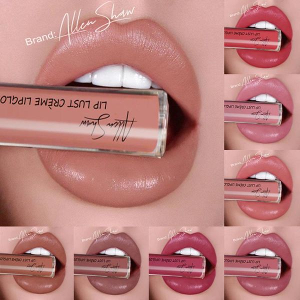 

lip gloss silky cream texture glaze multicolor lipstick