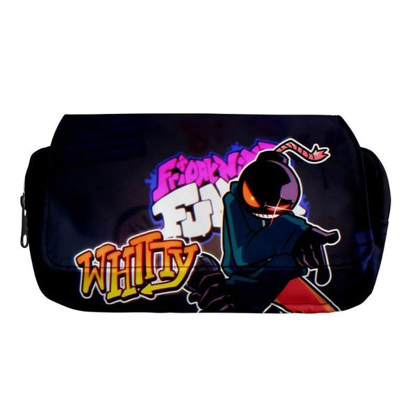 

cosmetic bags & cases 2021 friday night funkin school large clutch bag, suitable for girls, boys, teenagers, cute double kawaii college