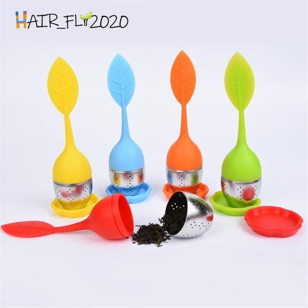 

silicone tea infuser leaf silicone infuser with food grade make tea bag filter creative stainless steel tea strainers dhl 2021 ha19