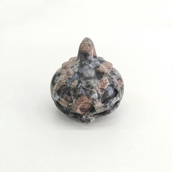 

decorative objects & figurines natural crystal carving llanite hand crafted pumpkin head for halloween decorations rz