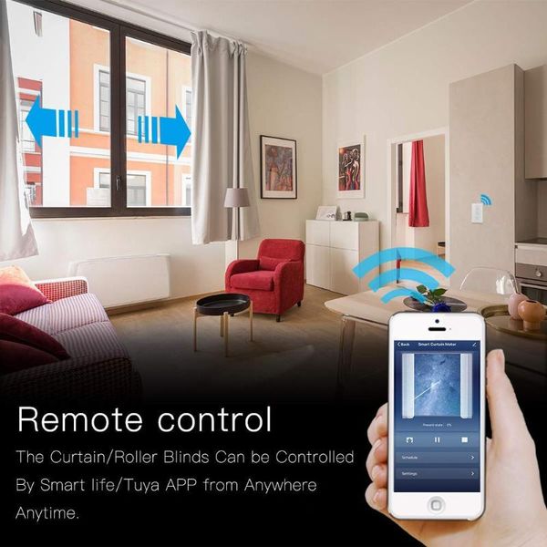 

smart home control wifi curtain switch for electric motorized blind roller shutter