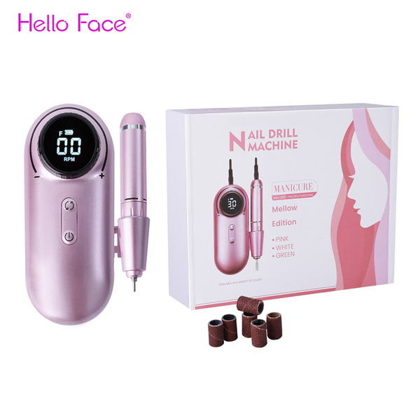 

nail drill & accessories machine 30000 rpm rechargeable portable electric nails equipment set 5200mah for home salon use