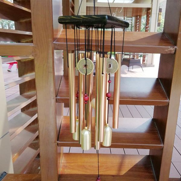 

decorative objects & figurines large wind chimes bells metal tubes outdoor yard garden home decoration amazing sound quality perfect gift