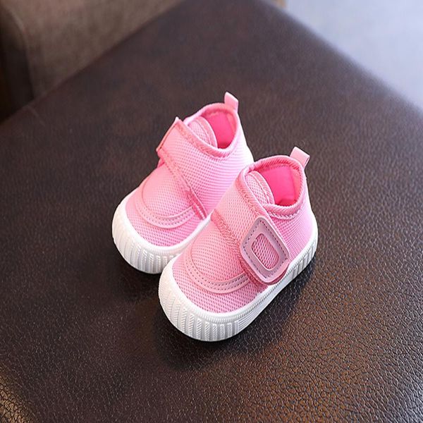 

first walkers 2021 toddler sneakers baby solid color flying woven mesh shoes loafers sports for surmmer babyschoenen