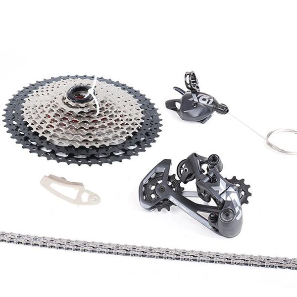 

bike derailleurs gx x01 xo1 eagle bicycle groupset 1x12 speed shifter lever rear derailleur 11-52t cassette xt heel chain