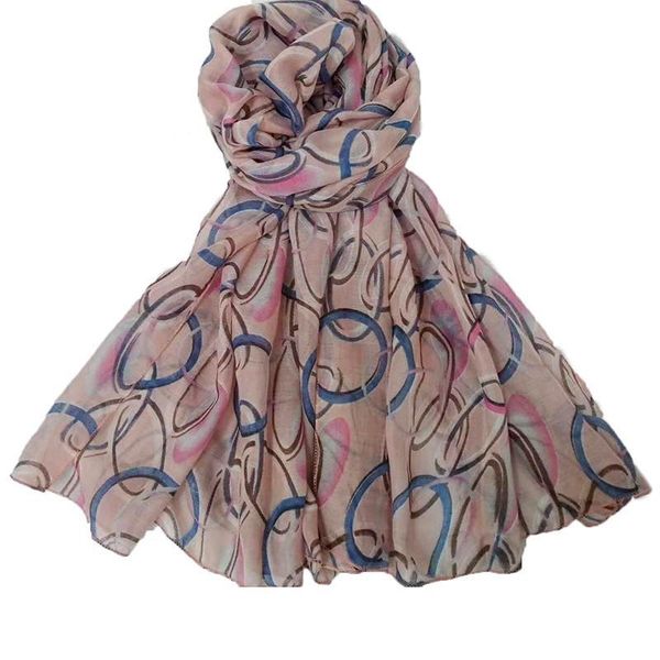 

scarves 2021 fashion circle print shawls cotton soft scarf dot design muslim hijab, Blue;gray