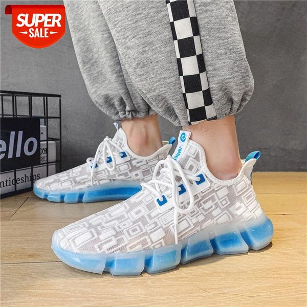

summer men's shoes popcorn breathable fly woven mesh sports running fashion trend casual #rj0z